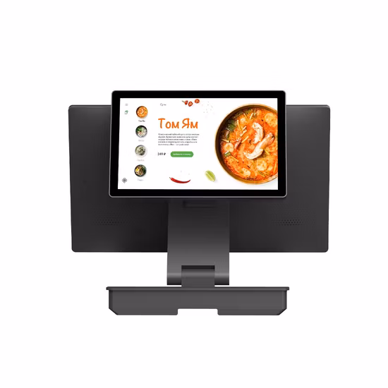 15.6 Inch Dual Screen Touch POS System POS All in One Machine 15.6" All in One Smart POS POS Machine Touch Screen