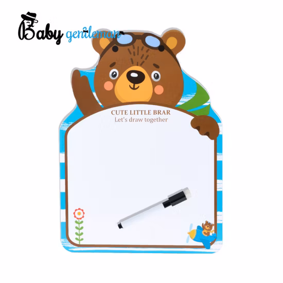 New Design Wooden Kids Erasable Bear Drawing Board for Kids Z12190b